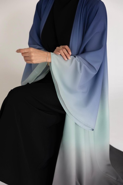 Abaya Alyna bleu