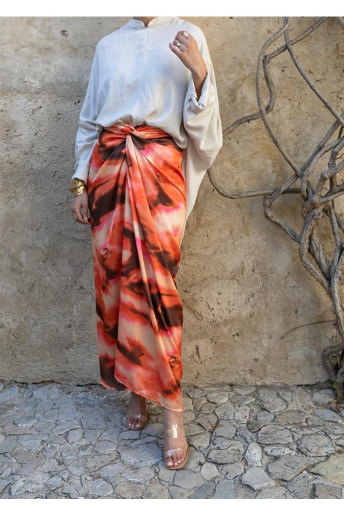 Jupe Rosalia orange