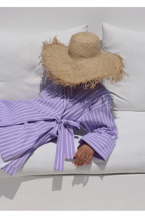 Ensemble Zoa II en lin lilas