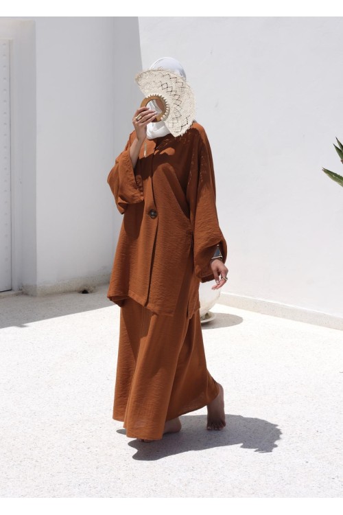 Ensemble Laha cappuccino