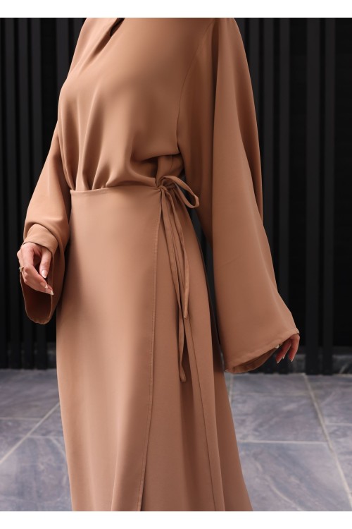 Robe Beatriz noisette