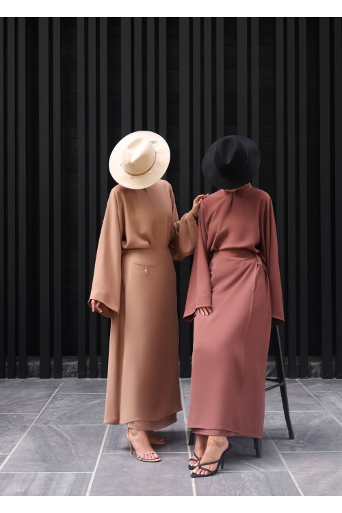 Robe Beatriz noisette
