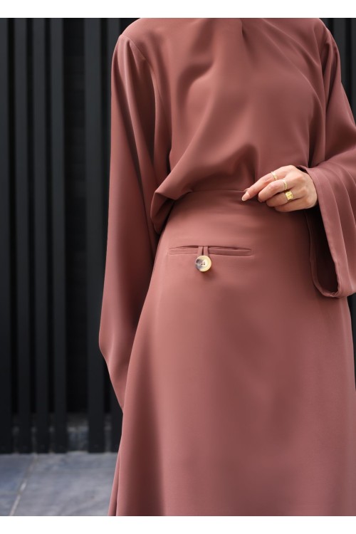 Robe Beatriz cannelle