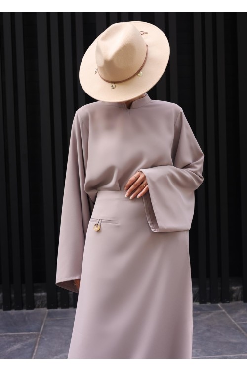 Robe Beatriz greige