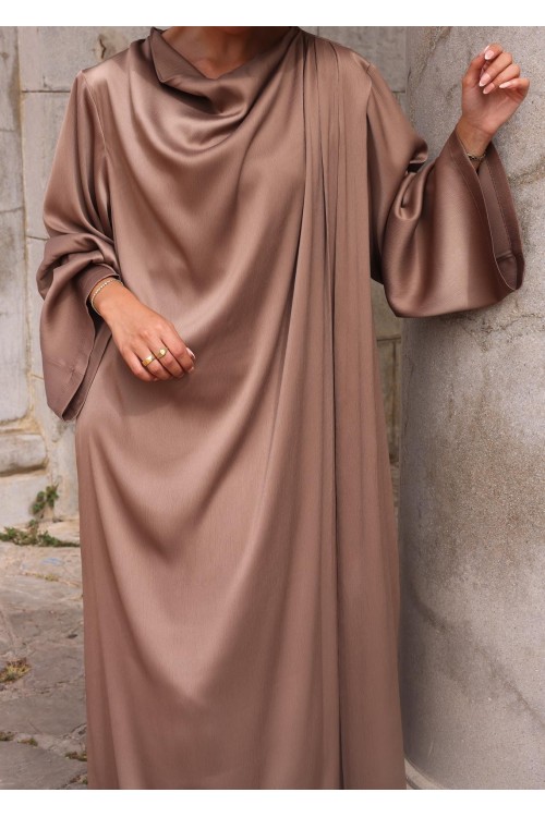 Robe Anais taupe
