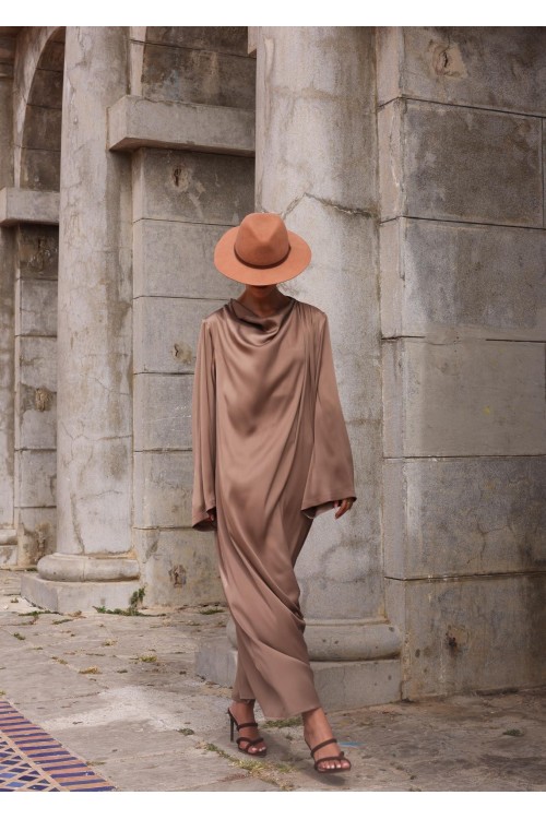 Robe Anais taupe
