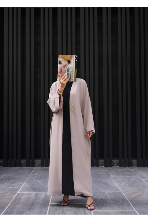 Abaya Tara greige