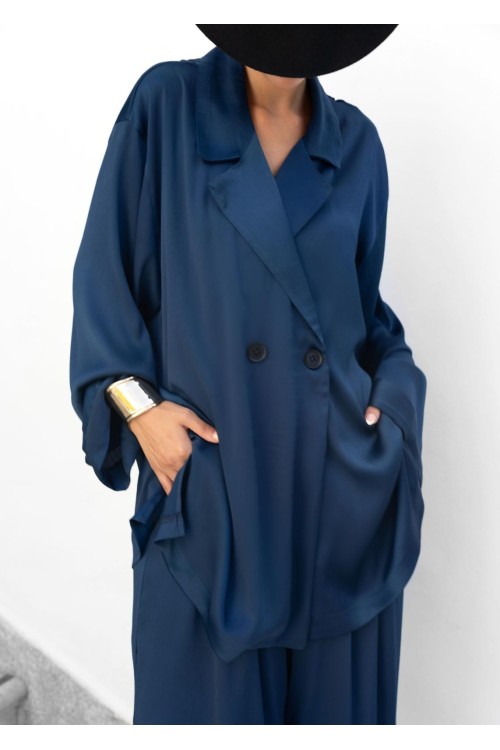 Ensemble Carmen bleu marine