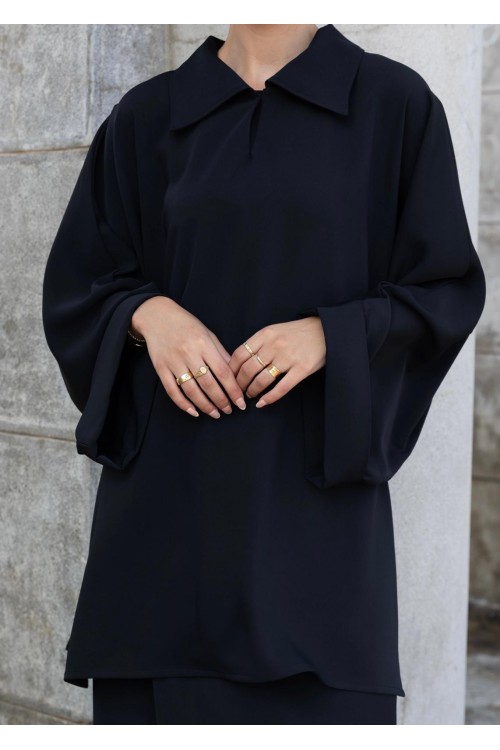 Chemise Lina noir
