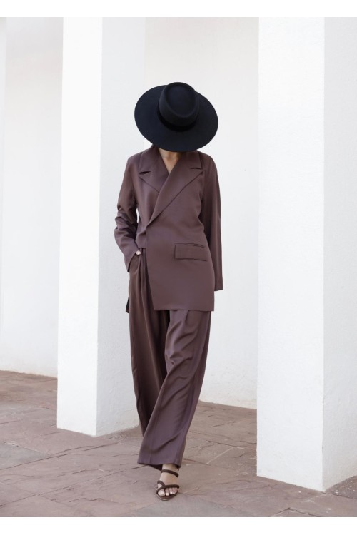 Ensemble Izza marron