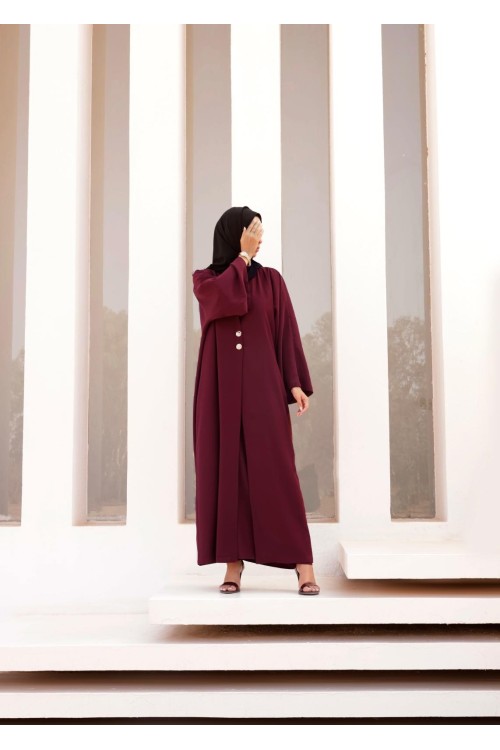 Abaya Tara burgundy