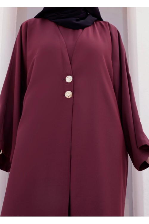 Abaya Tara burgundy