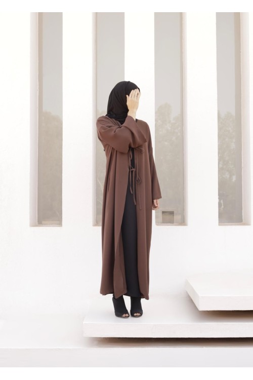 Abaya Louise marron