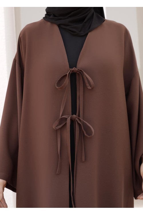 Abaya Louise marron