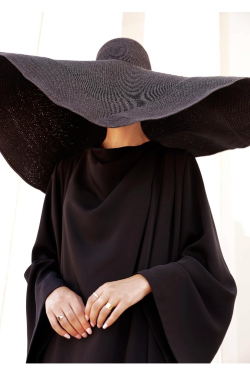 Robe Anais noir mate