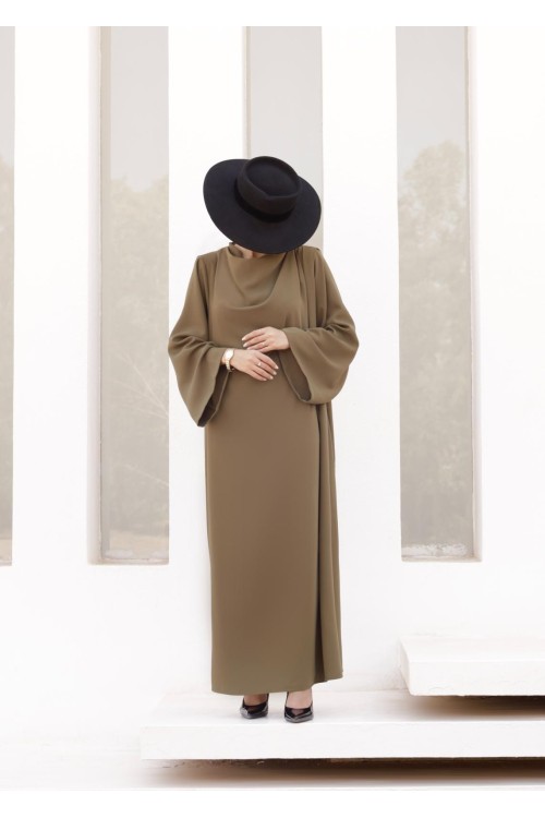 Robe Anais olive