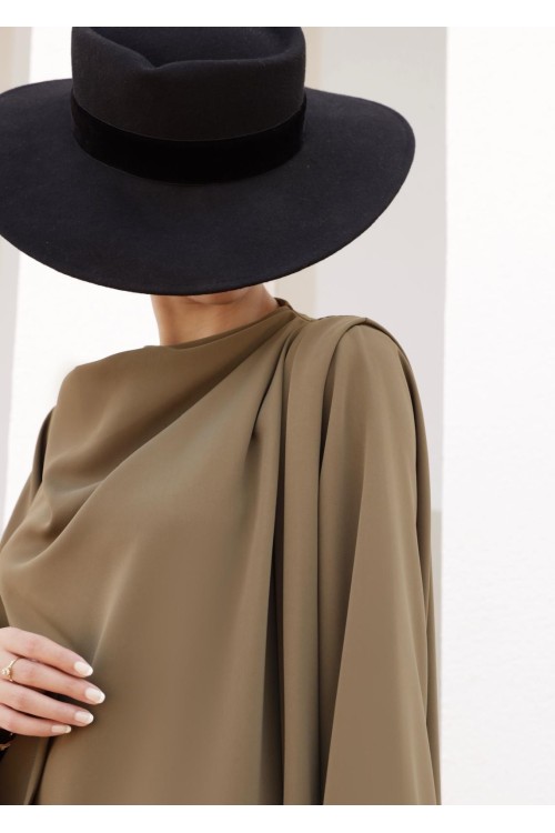 Robe Anais olive