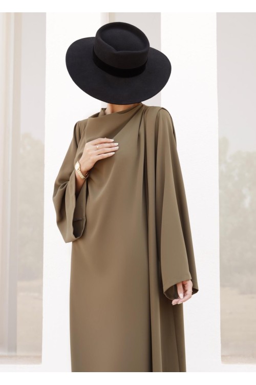Robe Anais olive