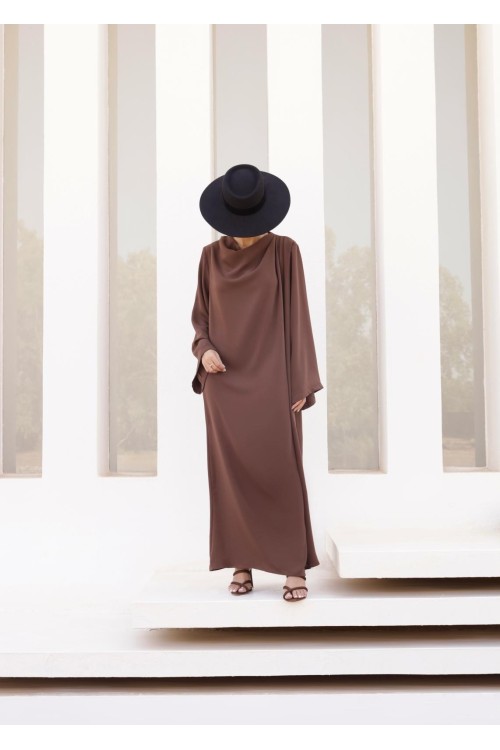 Robe Anais marron