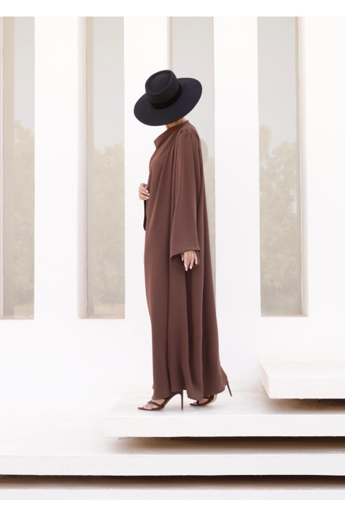 Robe Anais marron
