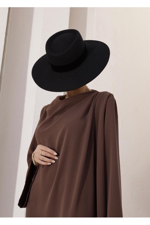 Robe Anais marron