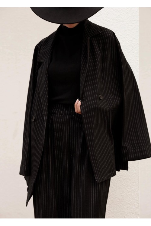 Ensemble Carmen rayé