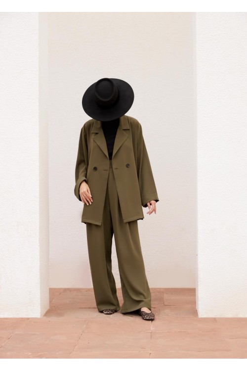 Ensemble Carmen olive