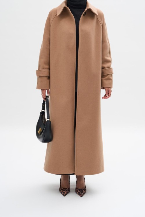 Manteau Wool noisette