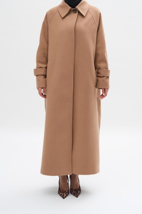 Manteau Wool noisette