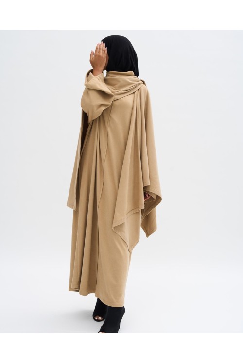 Robe pull Paula beige