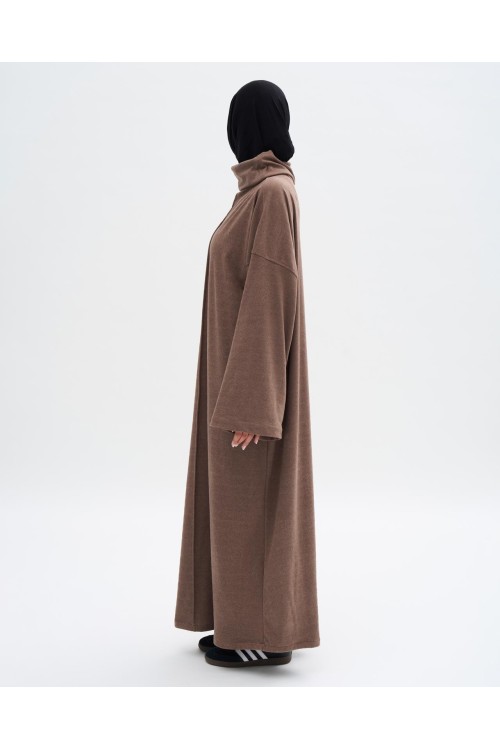 Robe pull Paula taupe
