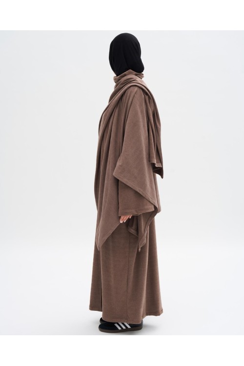 Robe pull Paula taupe