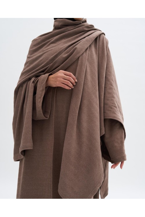 Robe pull Paula taupe