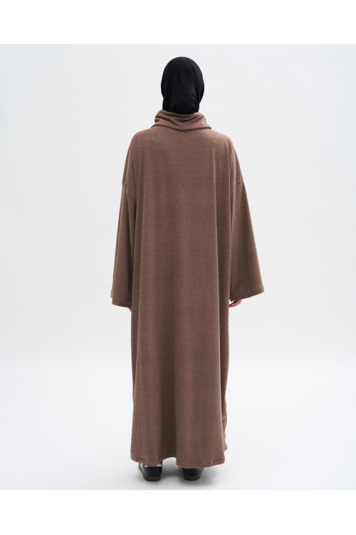 Robe pull Paula taupe