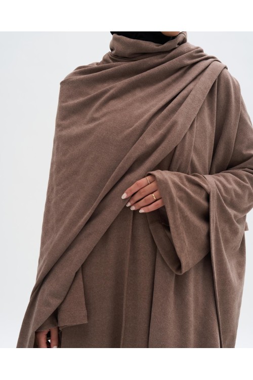 Robe pull Paula taupe