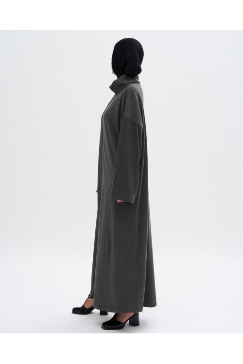 Robe pull Paula gris foncé