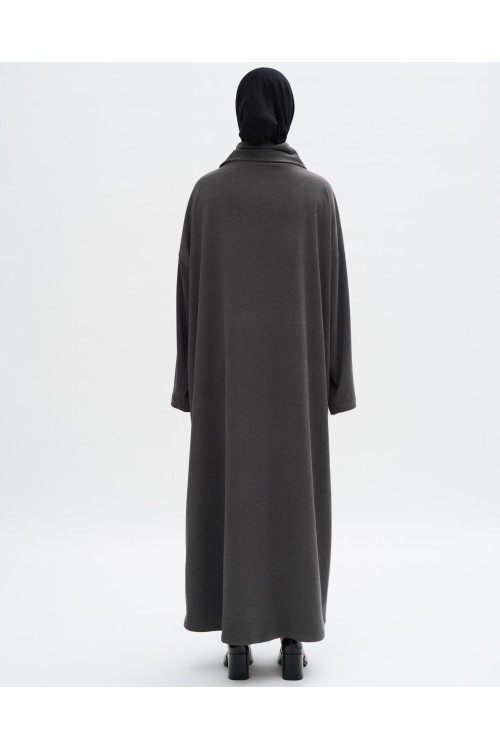 Robe pull Paula gris foncé