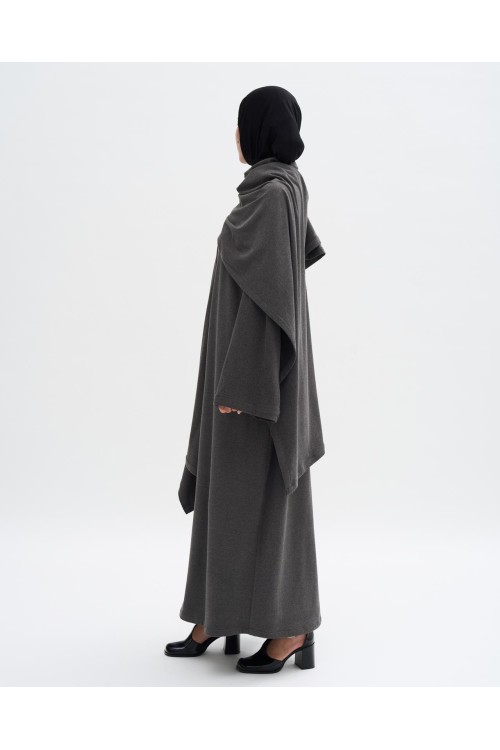 Robe pull Paula gris foncé