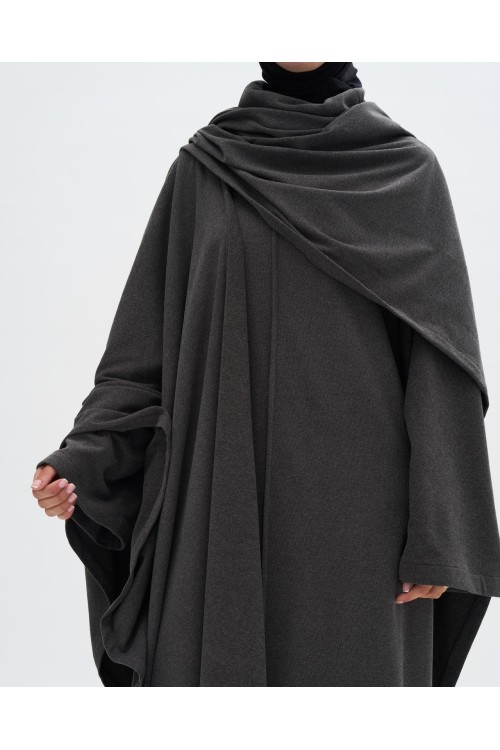 Robe pull Paula gris foncé