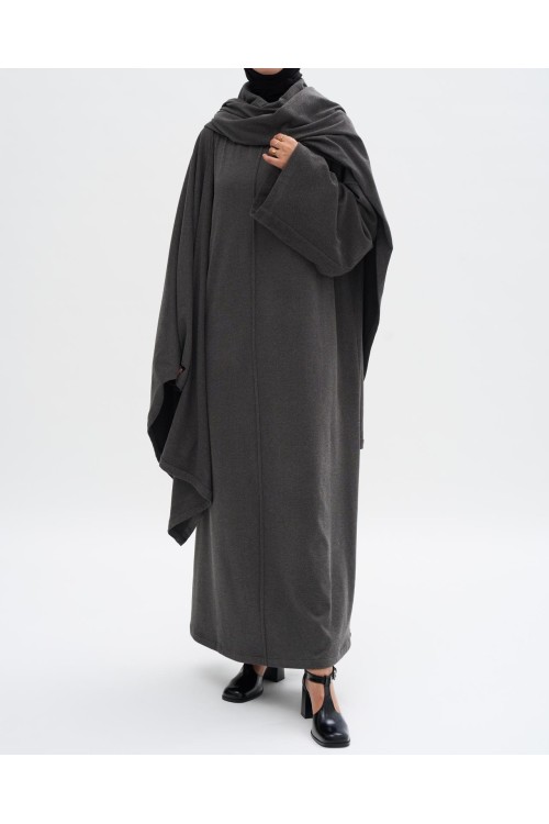Robe pull Paula gris foncé
