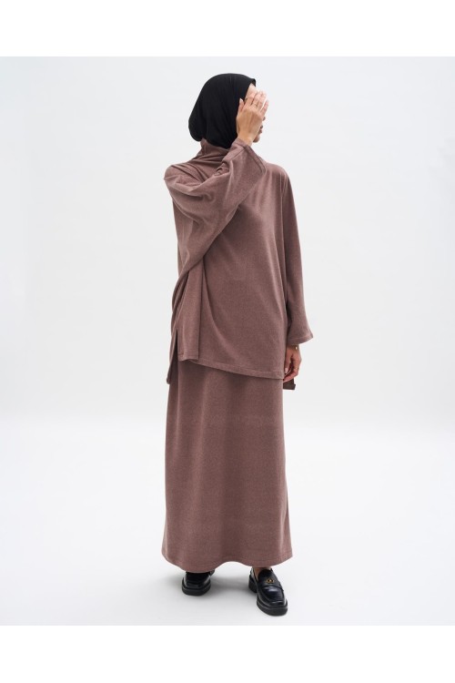 Ensemble Winter basic Rhubarbe