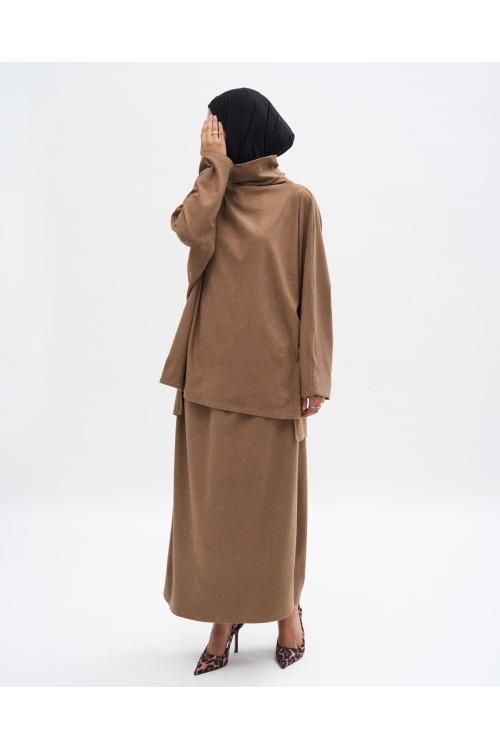 Ensemble Winter basic caramel