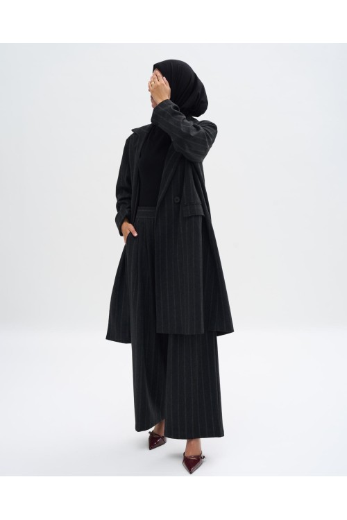 Ensemble Tany noir rayé