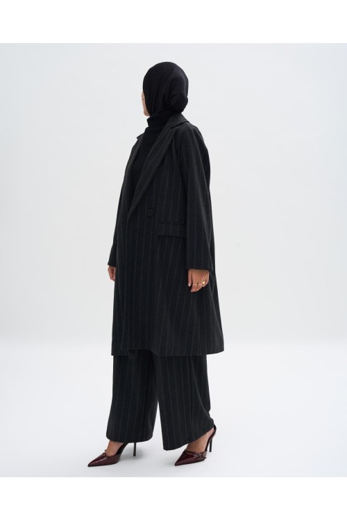 Ensemble Tany noir rayé