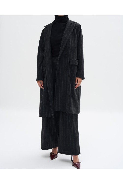 Ensemble Tany noir rayé