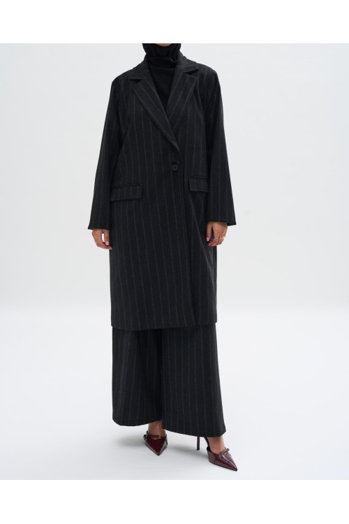 Ensemble Tany noir rayé
