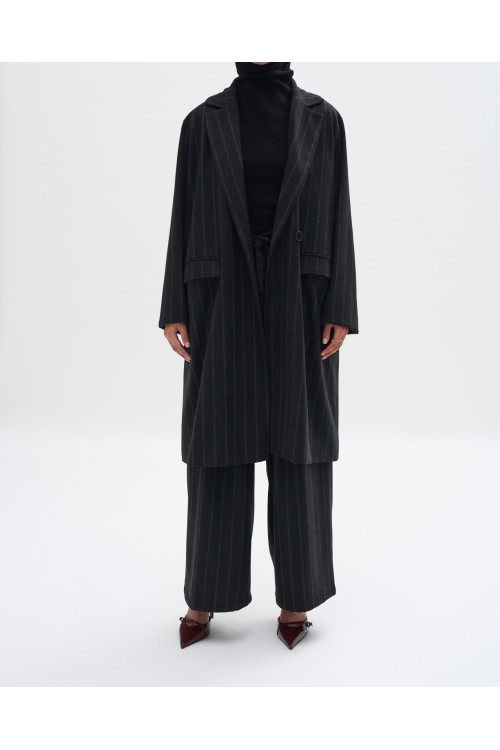 Ensemble Tany noir rayé