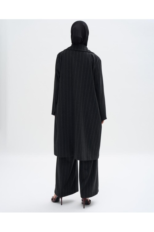 Ensemble Tany noir rayé