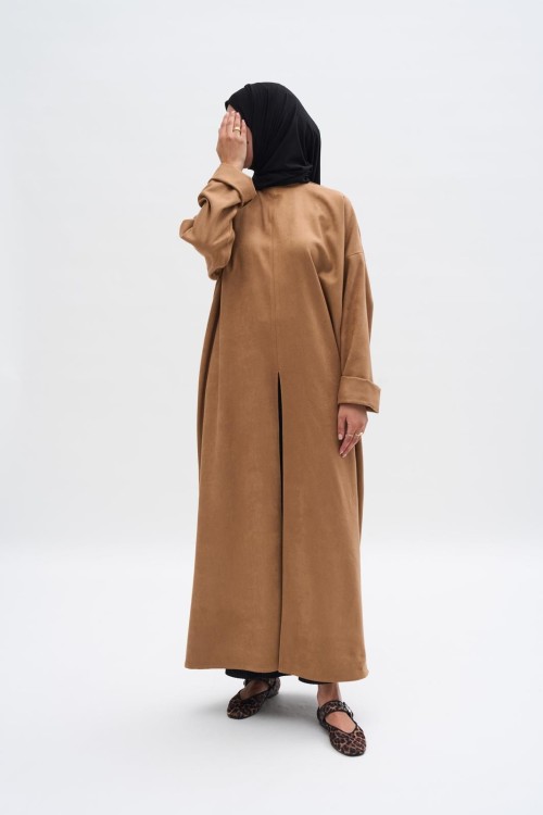 Robe pull Ayla noisette
