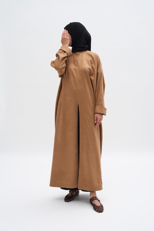 Robe pull Ayla noisette